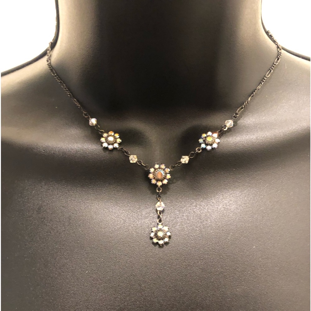 Austrian Crystals ‘Y’ Necklace